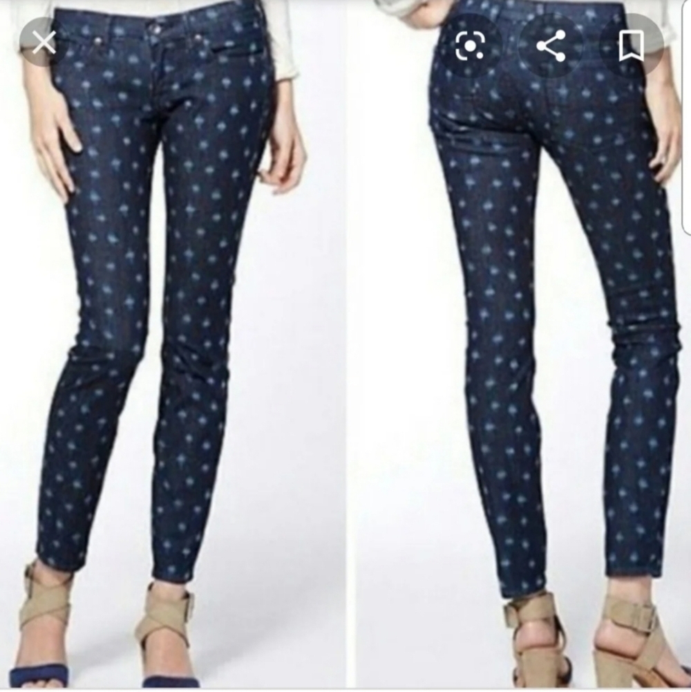 Lucky Brand Charlie Skinny Polka Dot